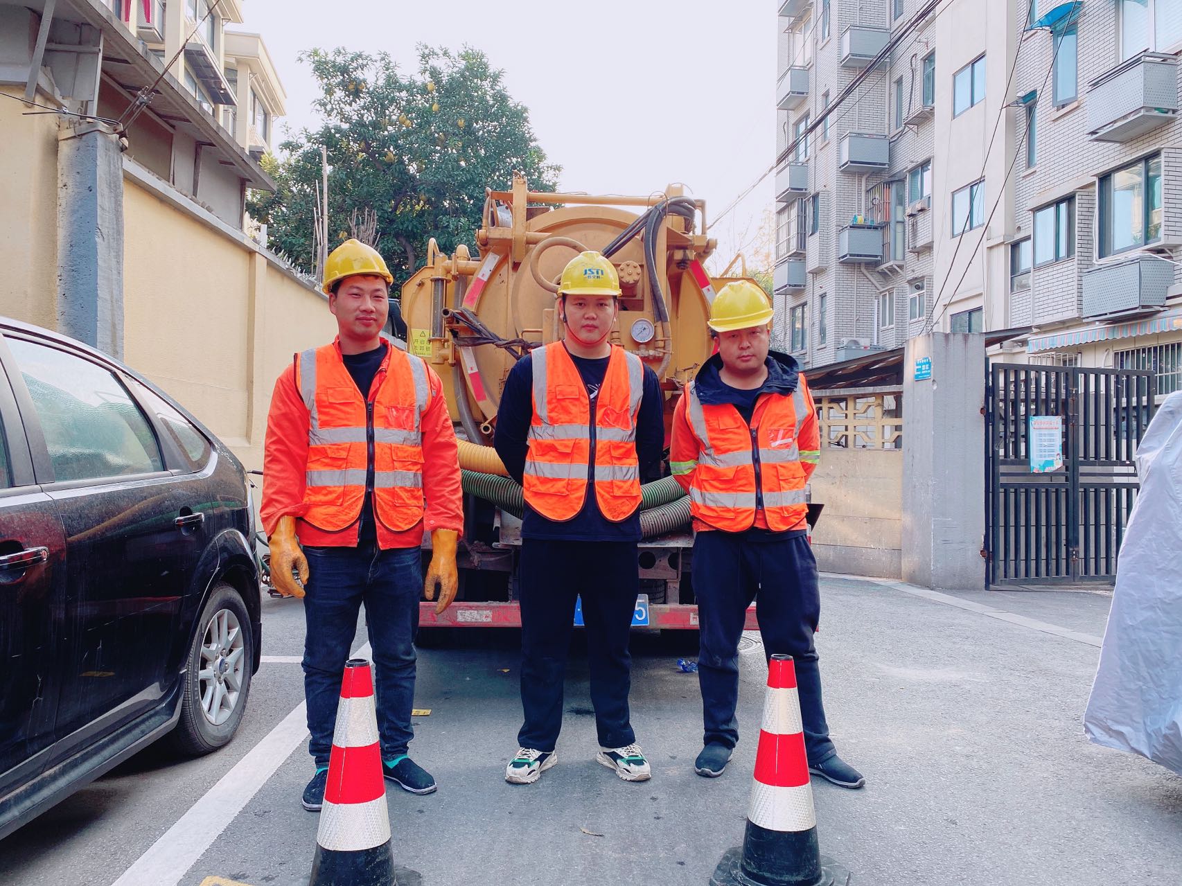 唱经楼南京某小区管道清淤检测施工